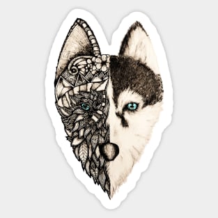 husky Sticker